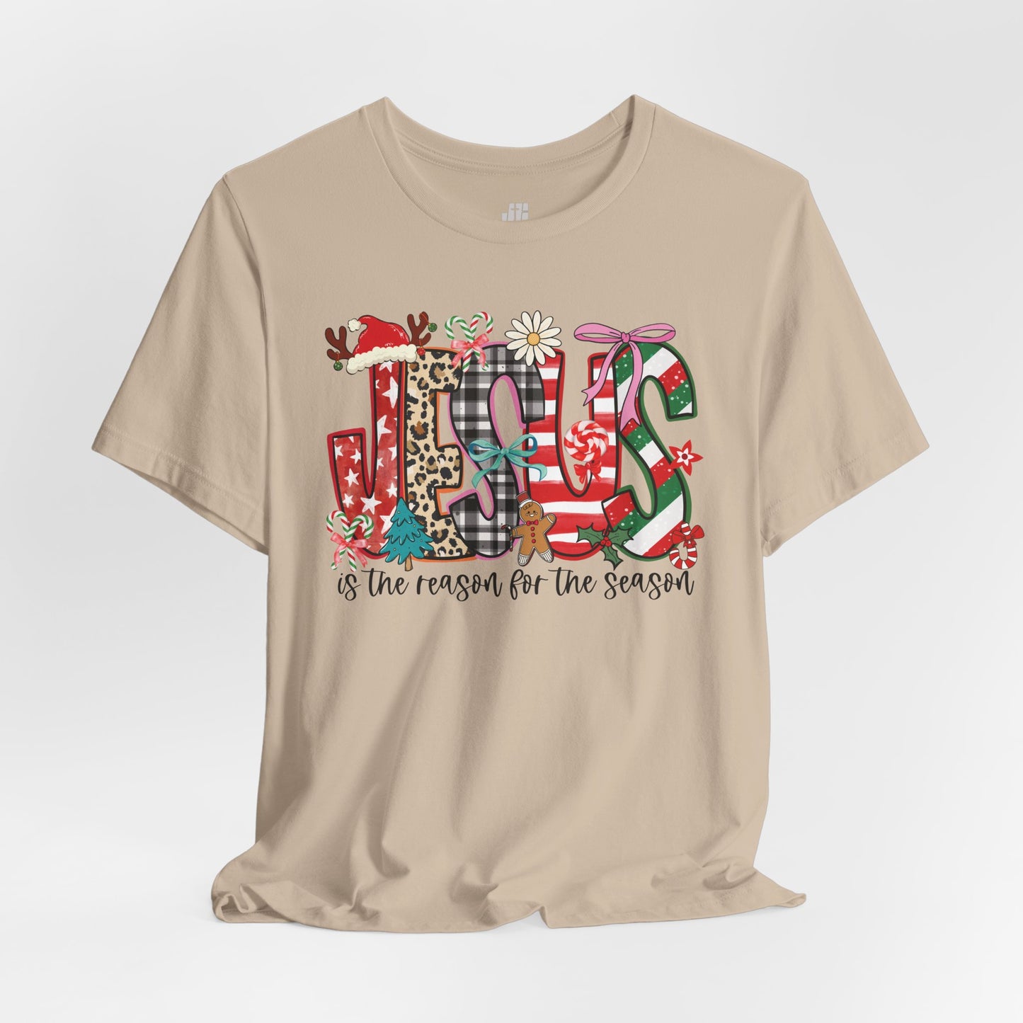 Jesus Is The Reason For The Season Soft Cotton Tee - Christian Christmas Shirt