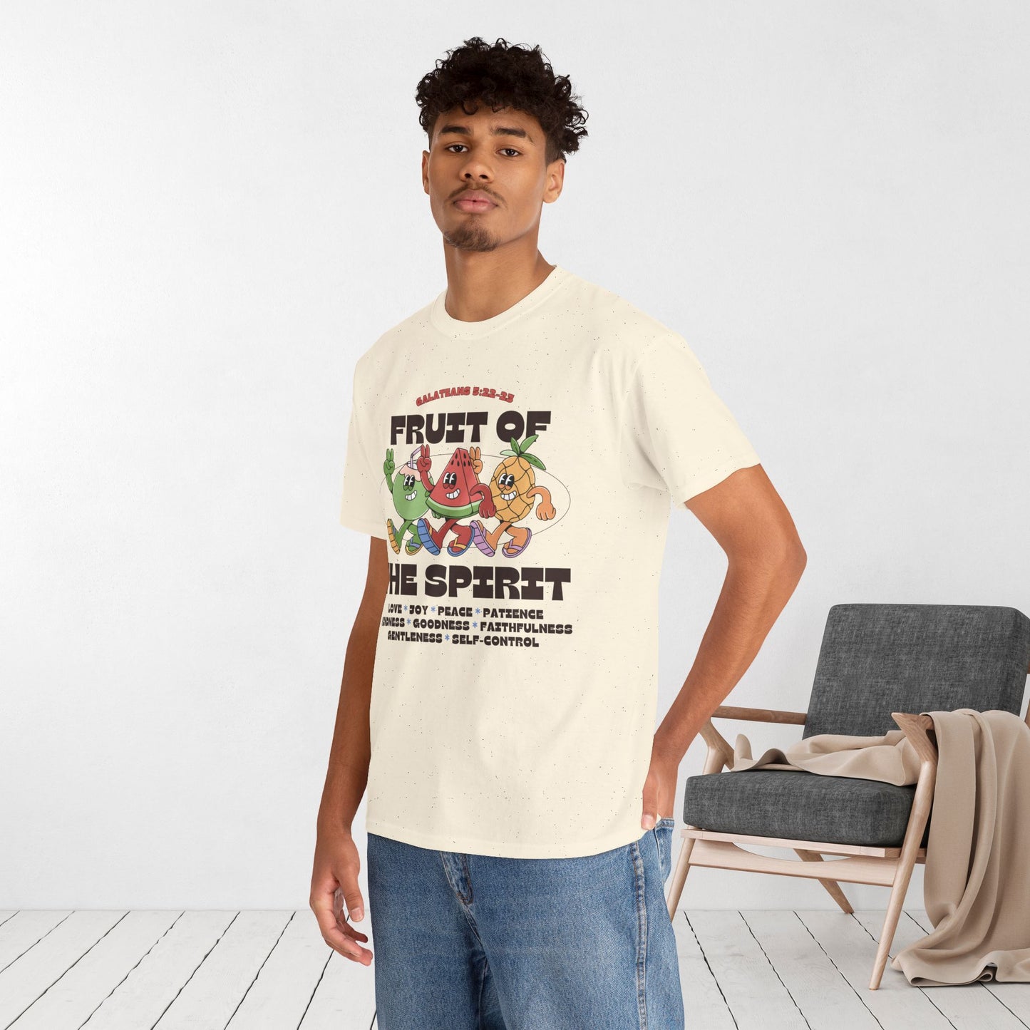 Fruit of The Spirit Heavy Cotton Tee