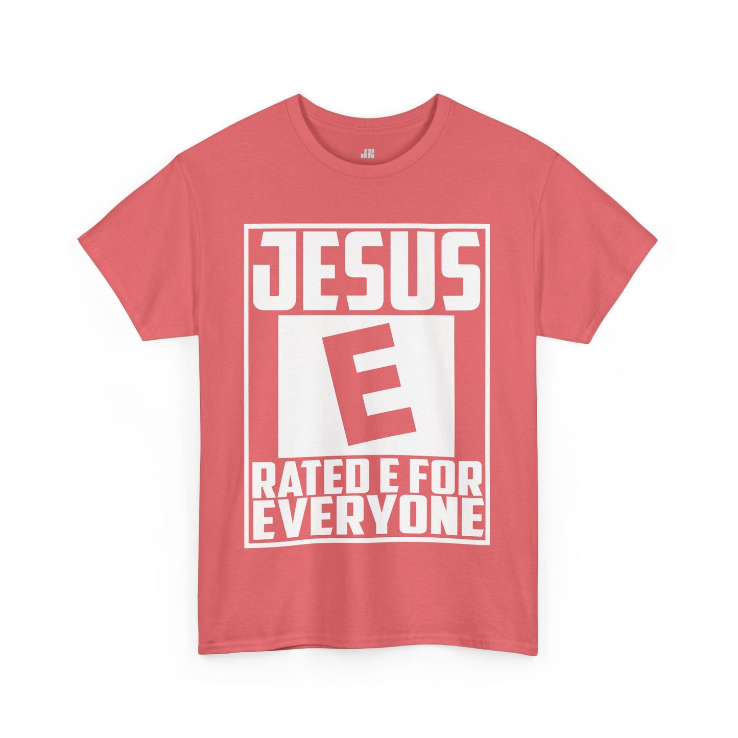 Jesus Rated E for Everyone Heavy Cotton Tee