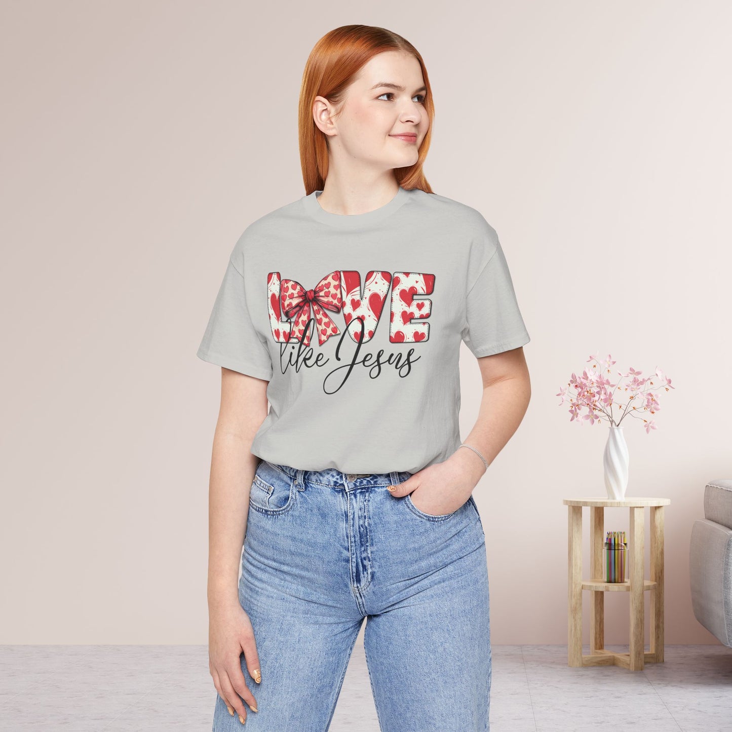 Love Like Jesus Soft Cotton Tee - Christian Shirt