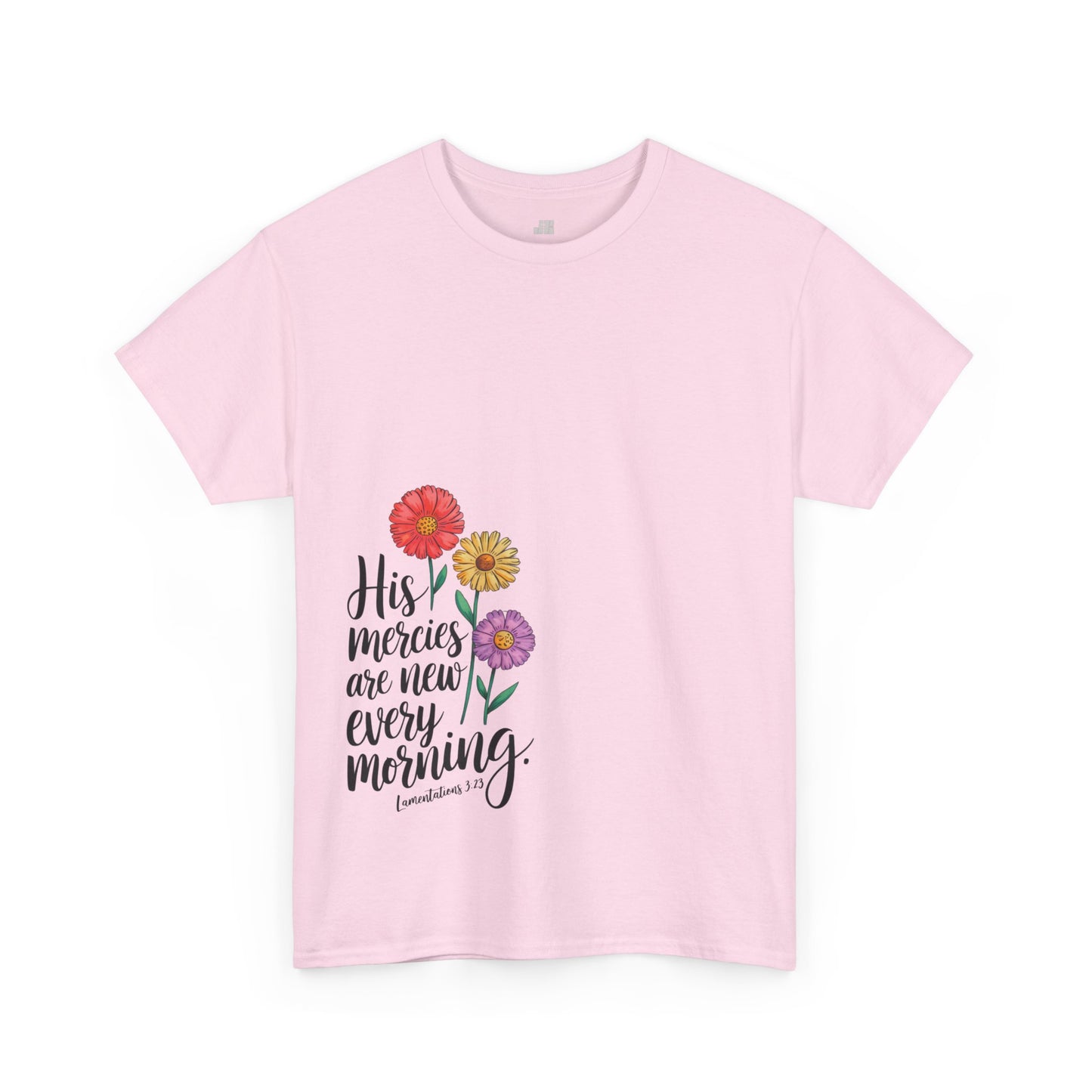 His Mercies Are New Every Morning Heavy Cotton Tee