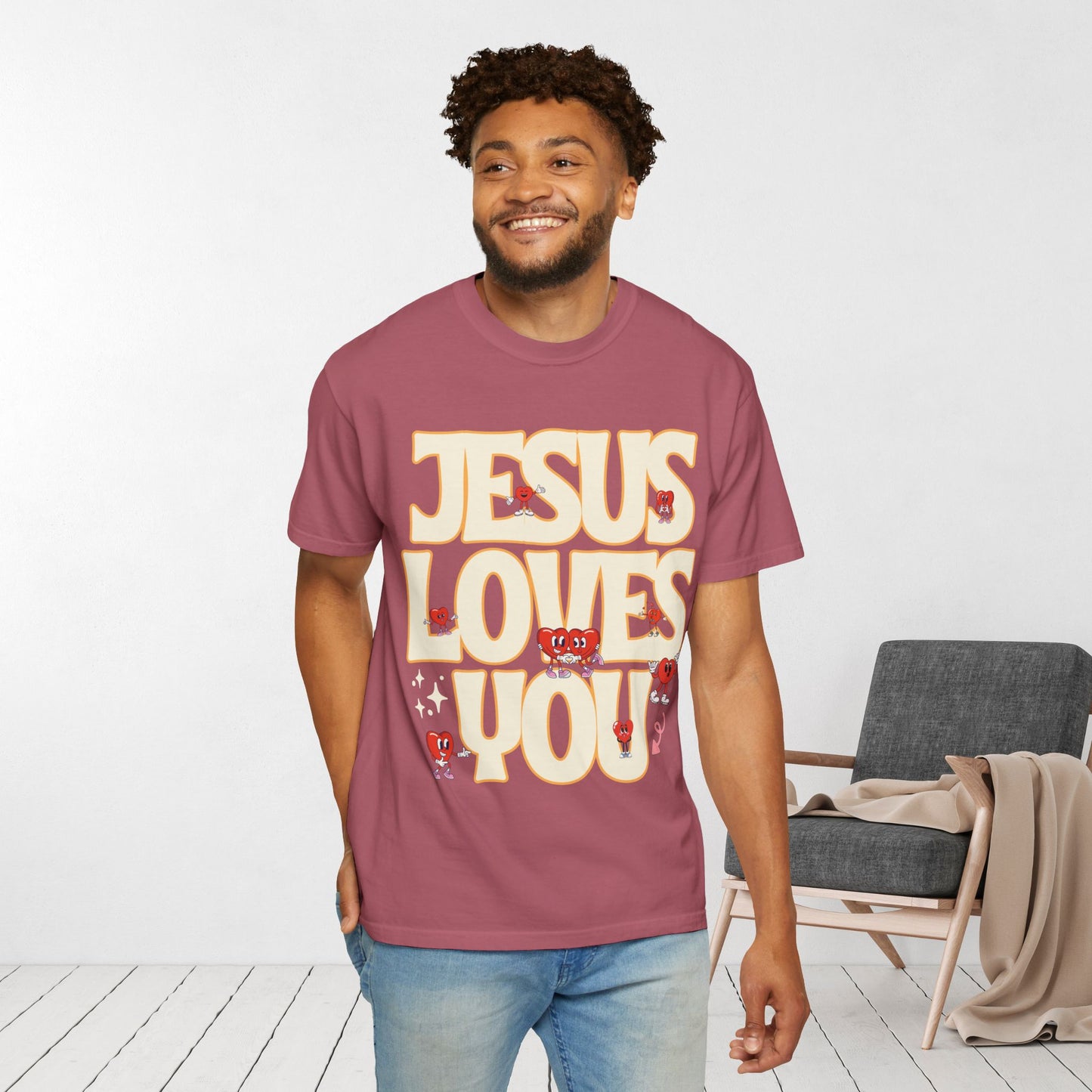 Jesus Loves You Comfort Colors Shirt
