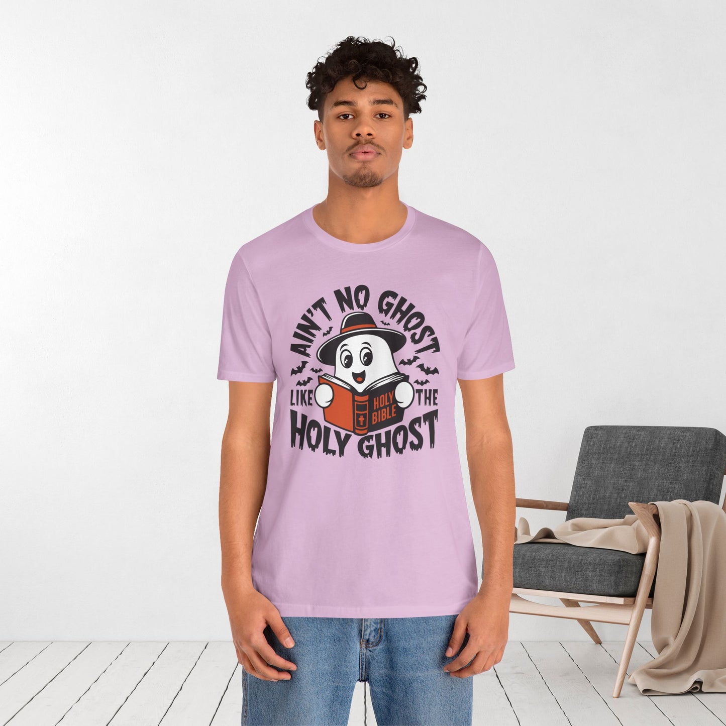 Ain't No Ghost Like The Holy Ghost Soft Cotton Tee - Christian Shirt