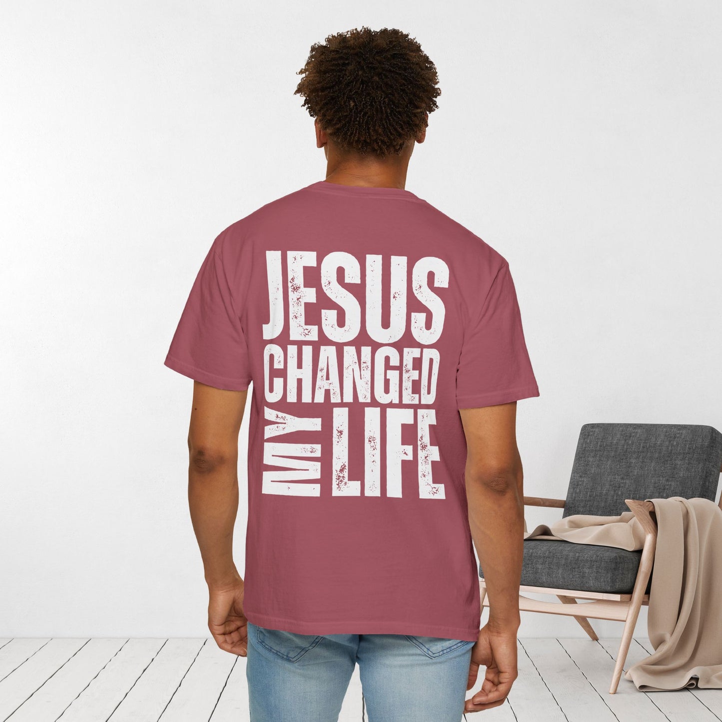 Comfort Colors Jesus Changed My Life Christian Shirt