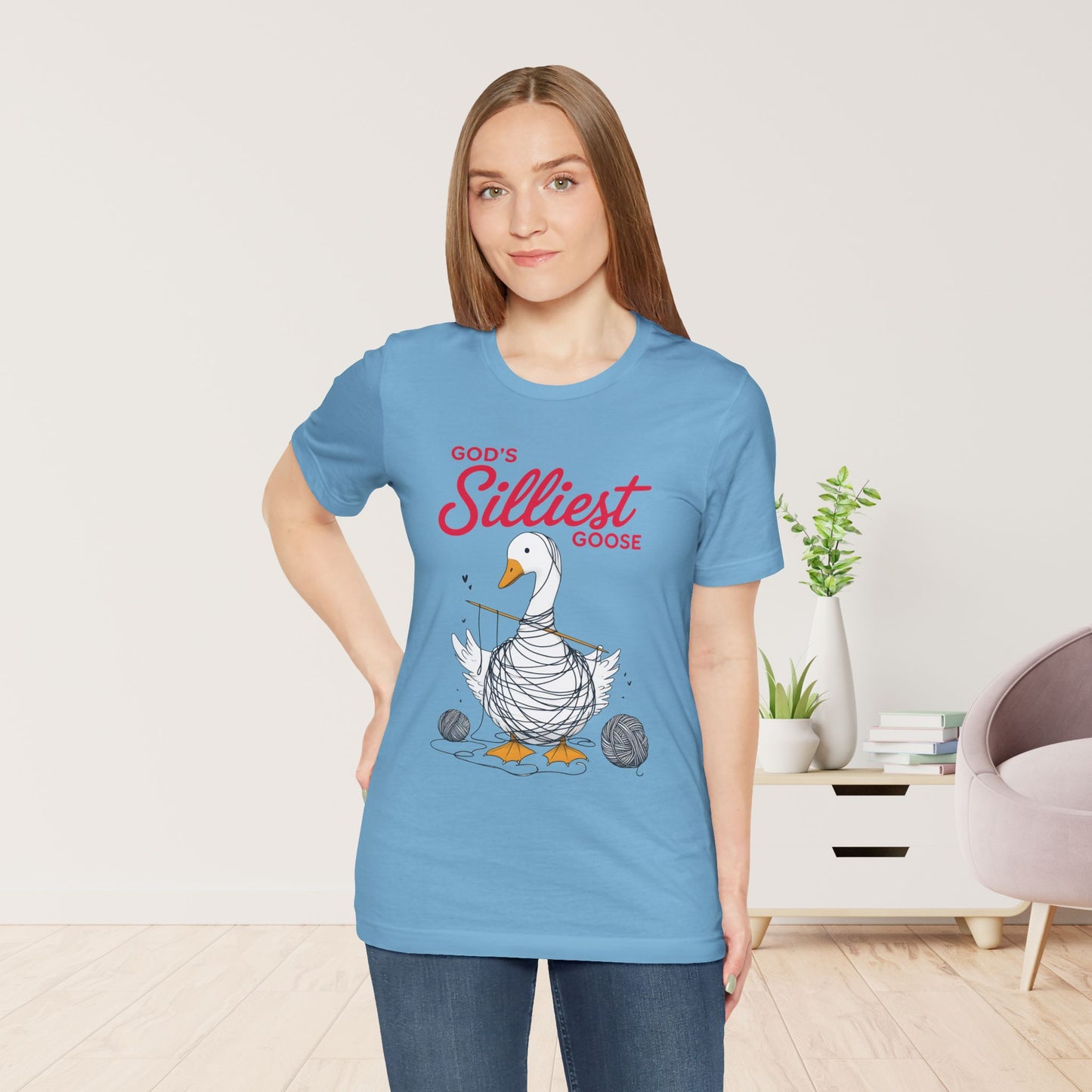 God's Silliest Goose Soft Cotton Tee - Christian Shirt