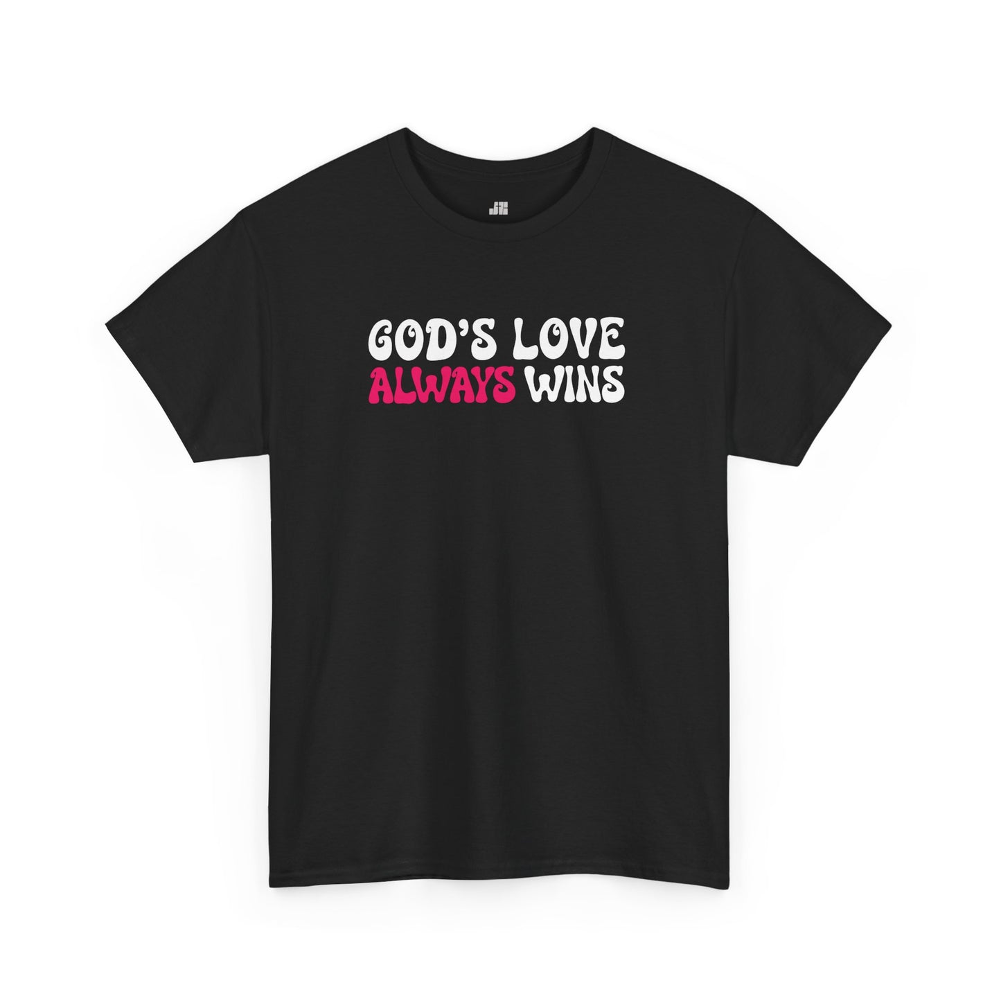 God's Love Always Wins Heavy Cotton Tee