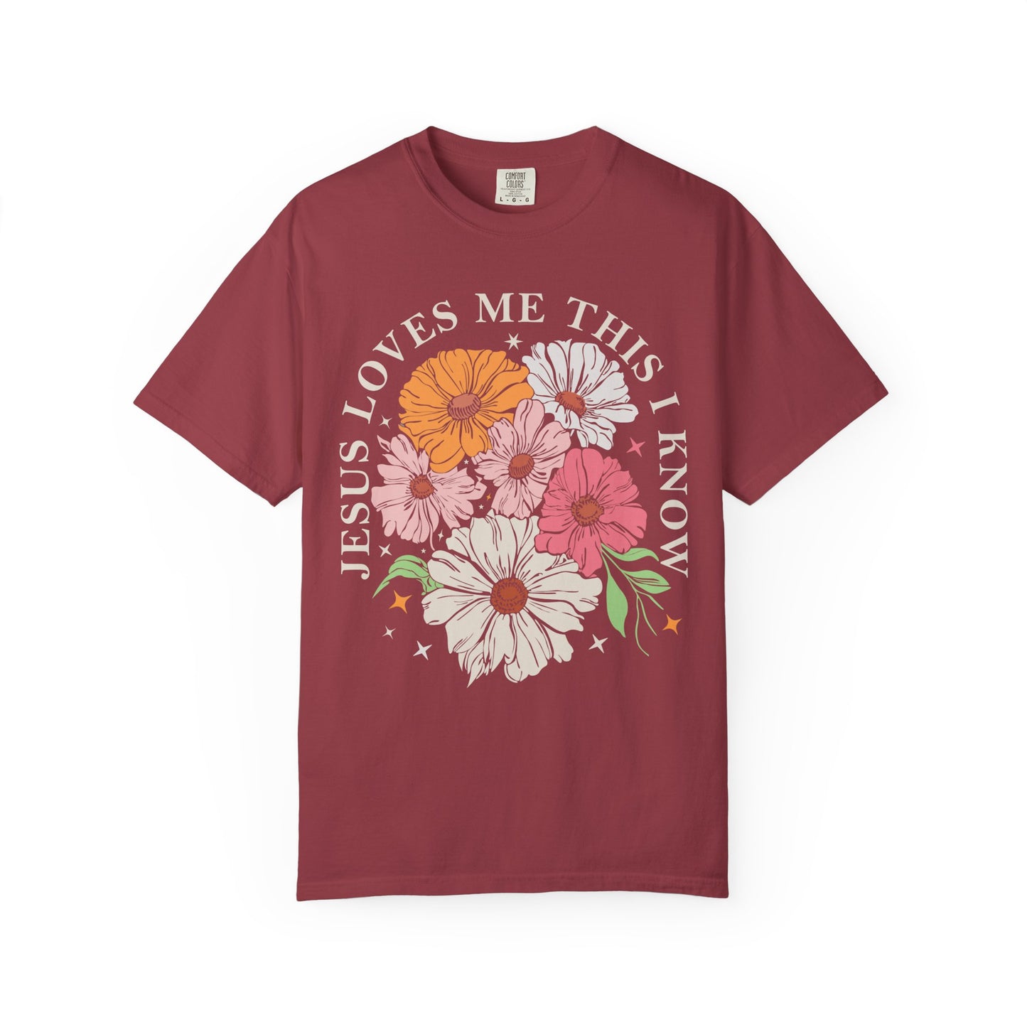 Jesus Loves Me This I Know Comfort Colors Shirt