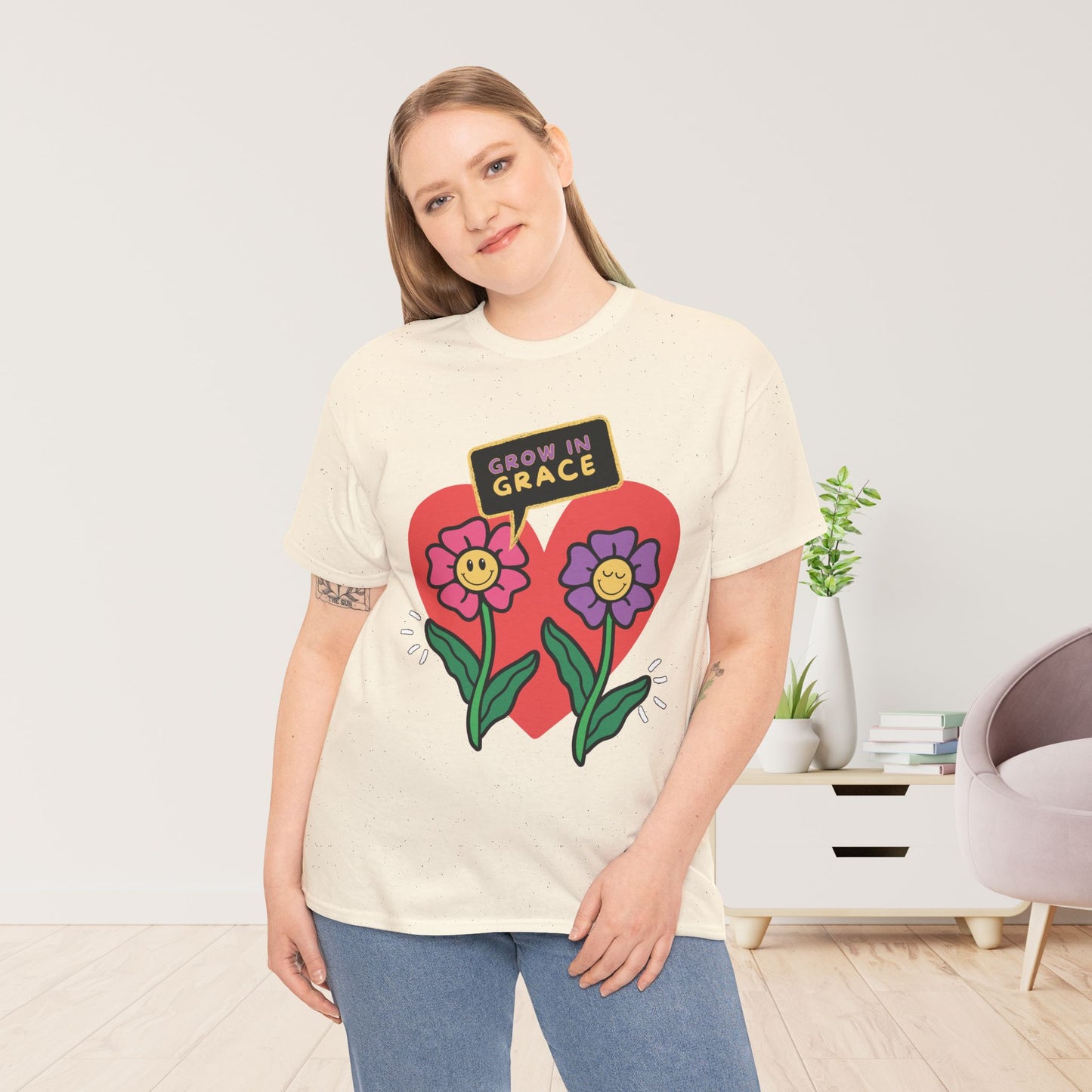 Grow In Grace Heavy Cotton Tee
