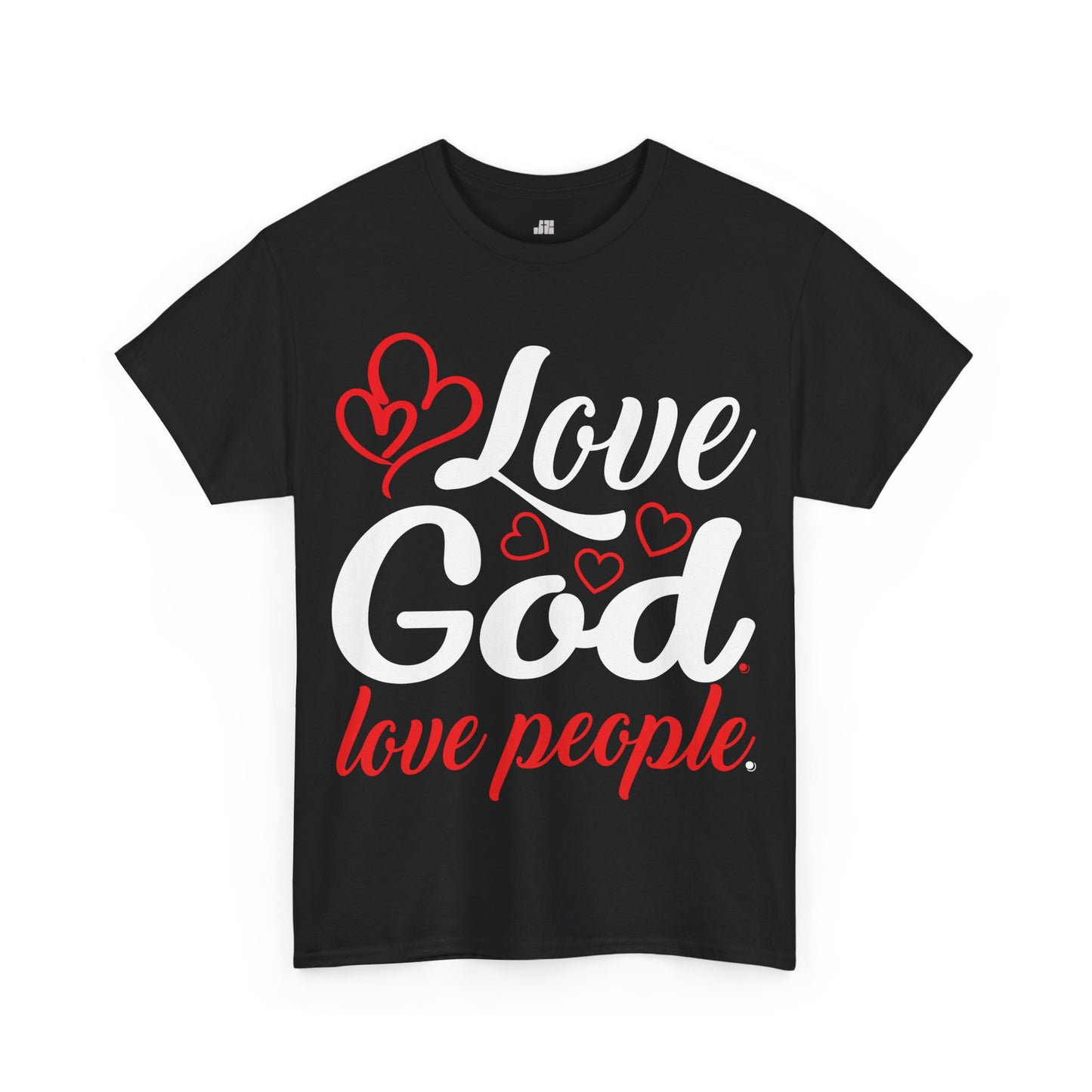 Love God. Love People. Heavy Cotton Tee