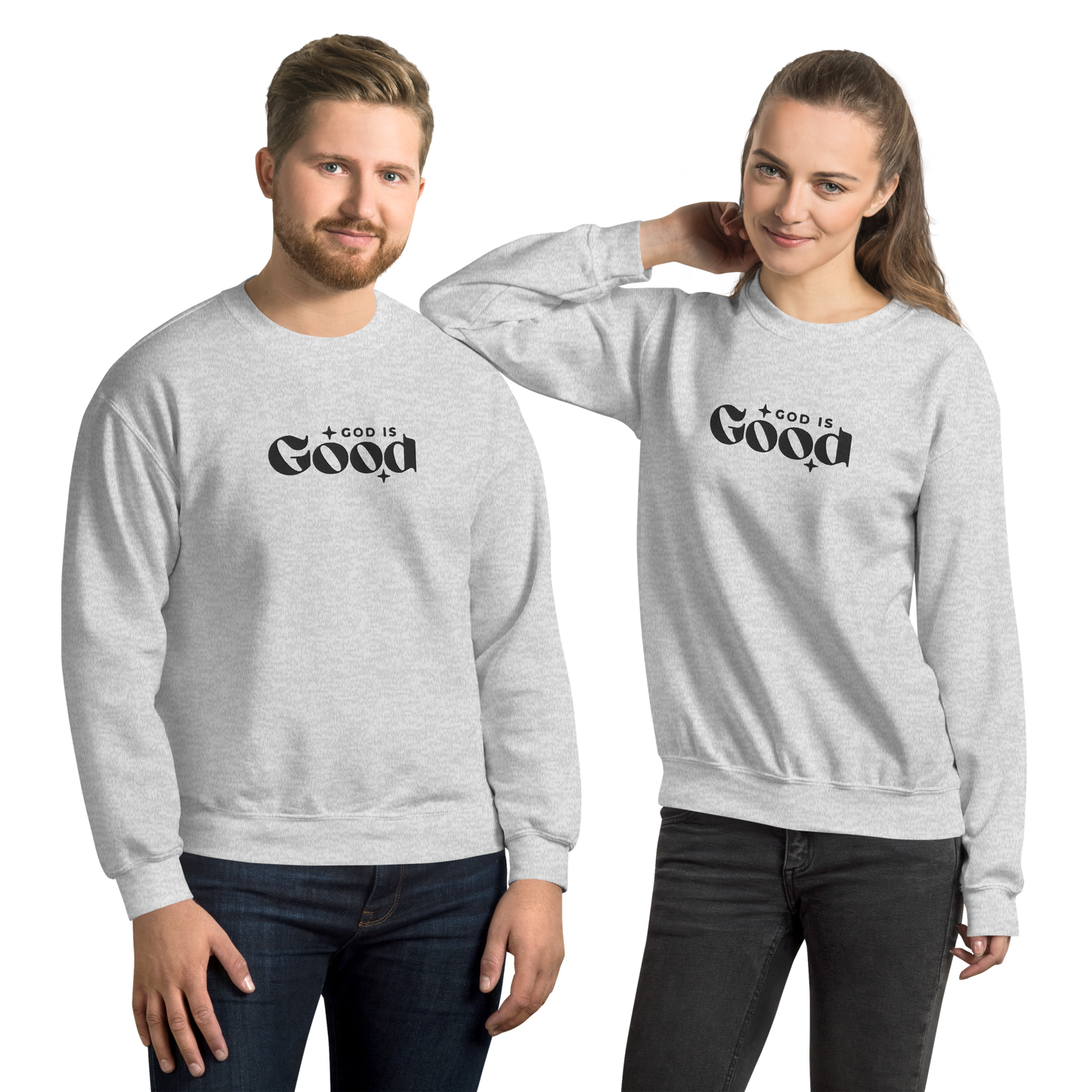God is Good Embroidered Sweatshirt