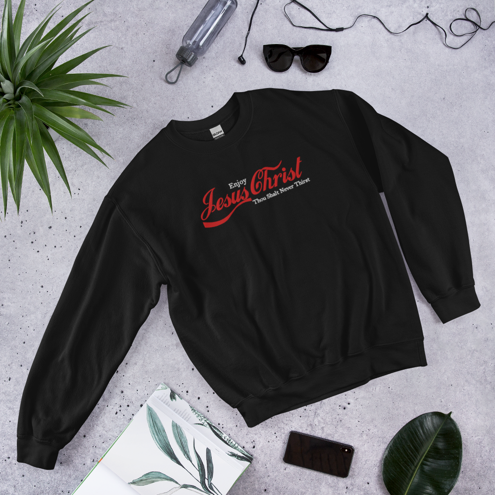 Embroidered Jesus Christ Sweatshirt