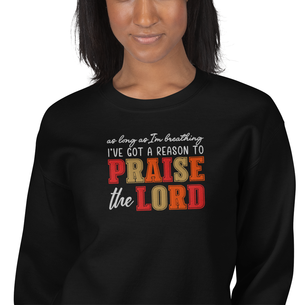 Praise The Lord Embroidered Sweatshirt