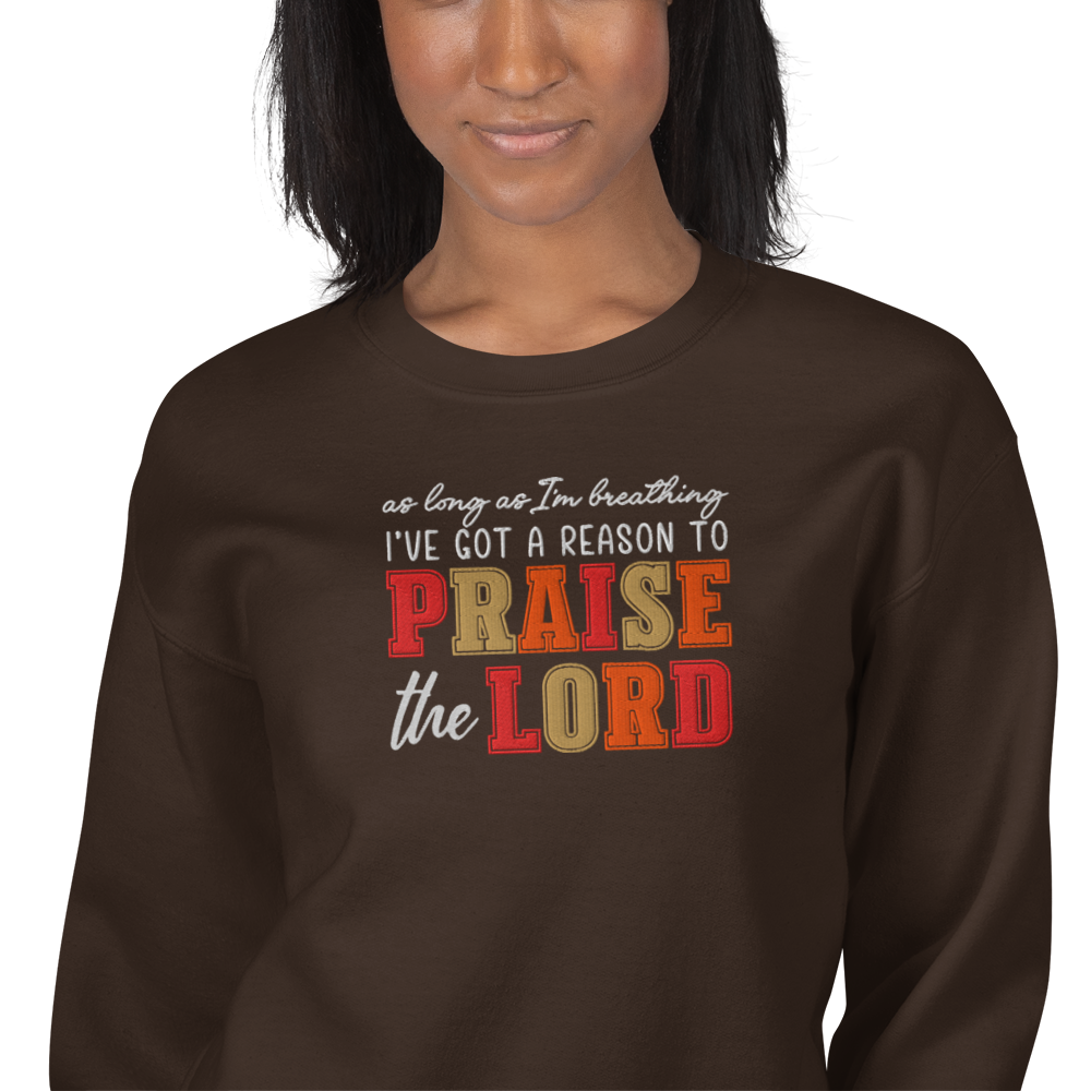 Praise The Lord Embroidered Sweatshirt