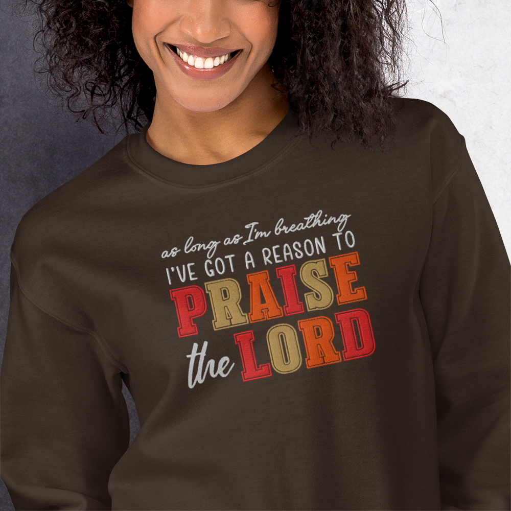 Praise The Lord Embroidered Sweatshirt