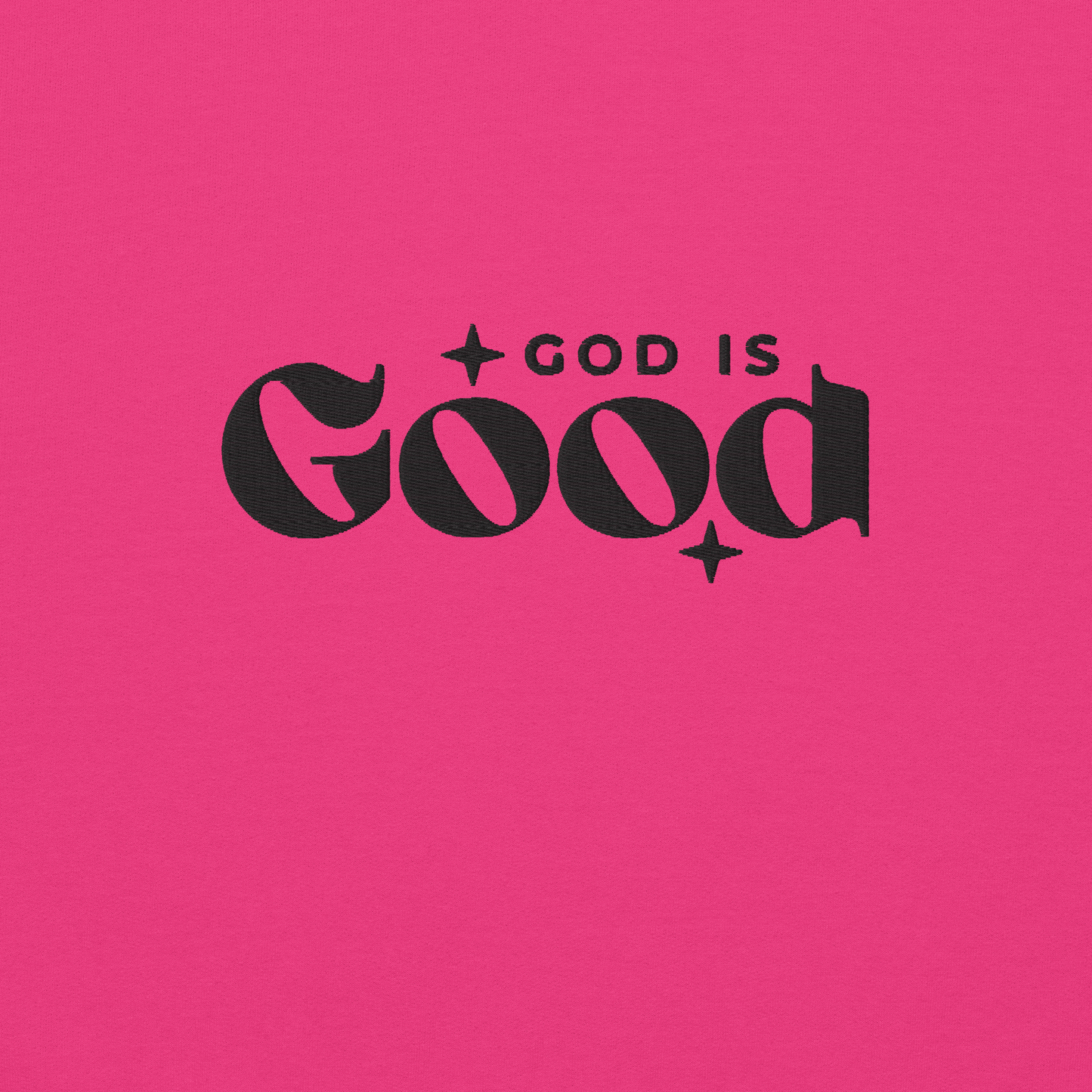 God is Good Embroidered Sweatshirt