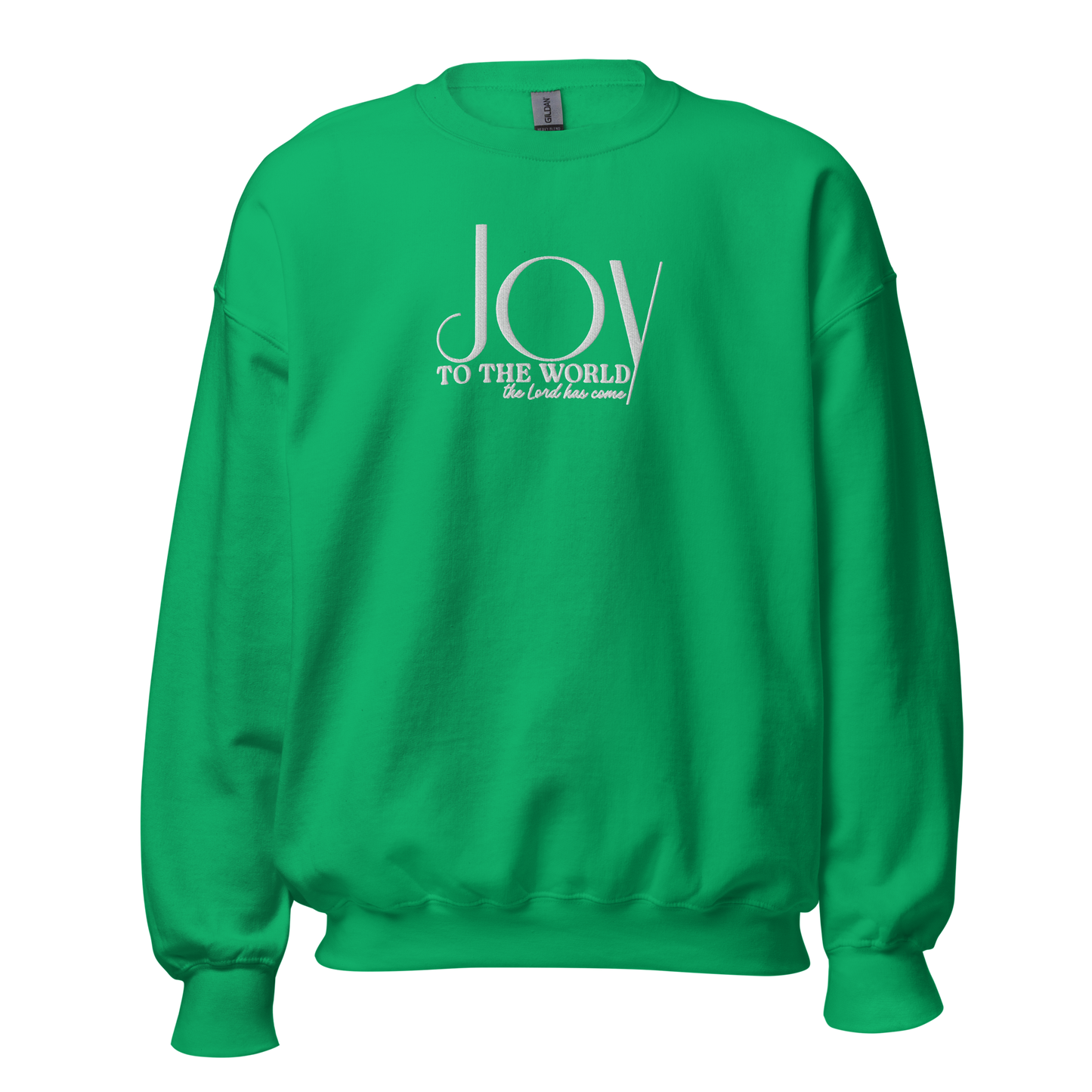 Embroidered Joy to The World Sweatshirt