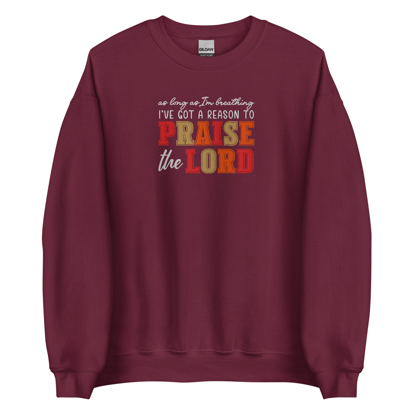 Praise The Lord Embroidered Sweatshirt