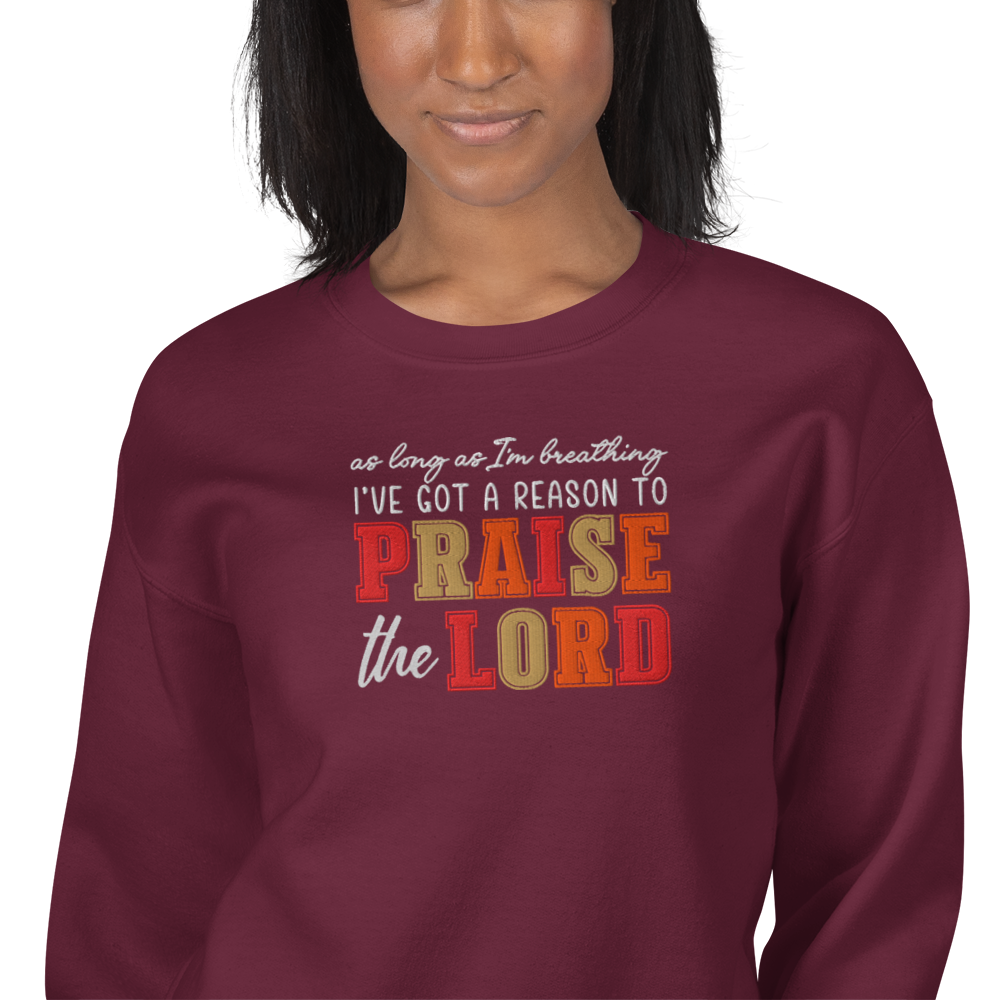 Praise The Lord Embroidered Sweatshirt