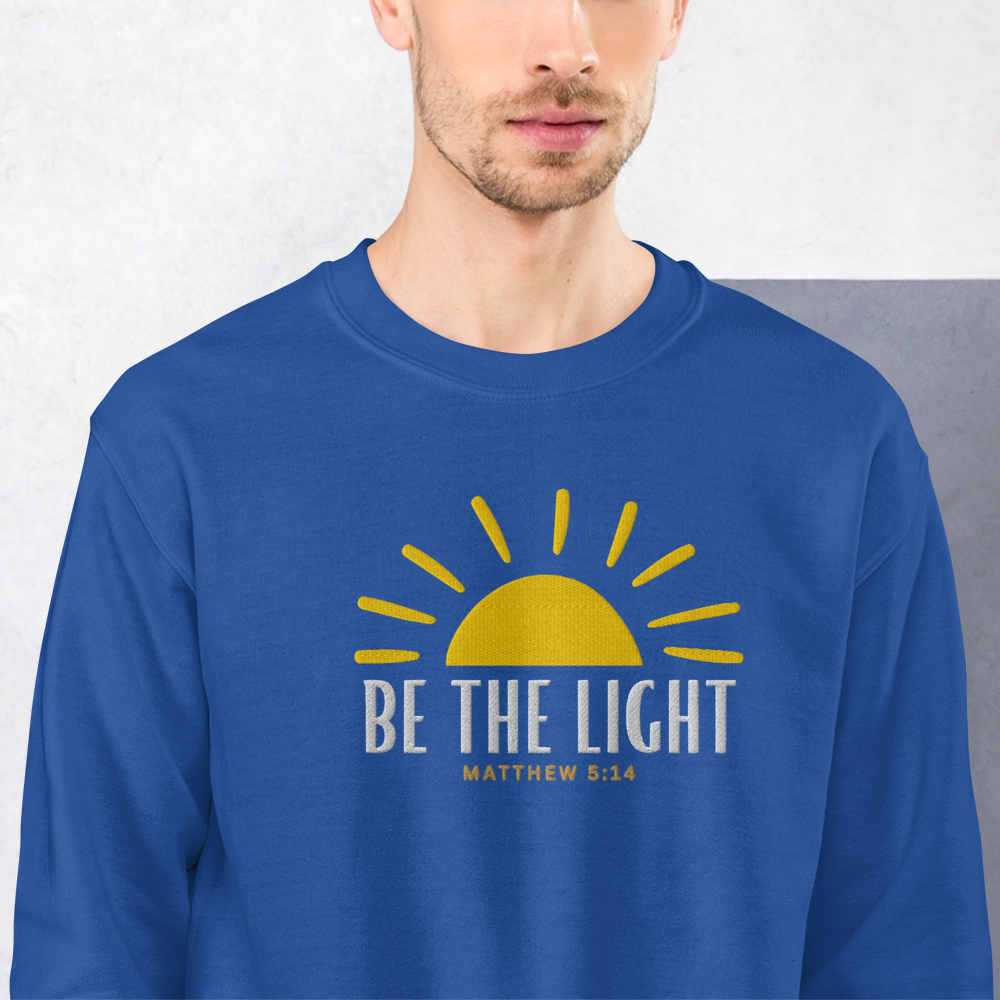 Be the Light Embroidered Sweatshirt