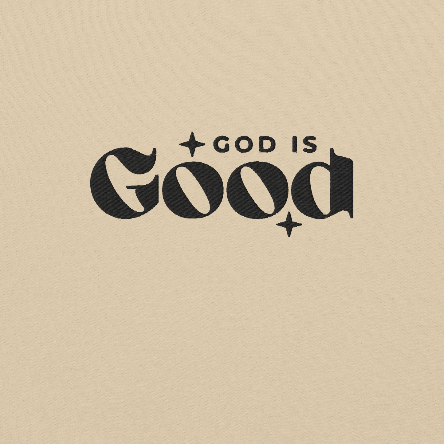 God is Good Embroidered Sweatshirt
