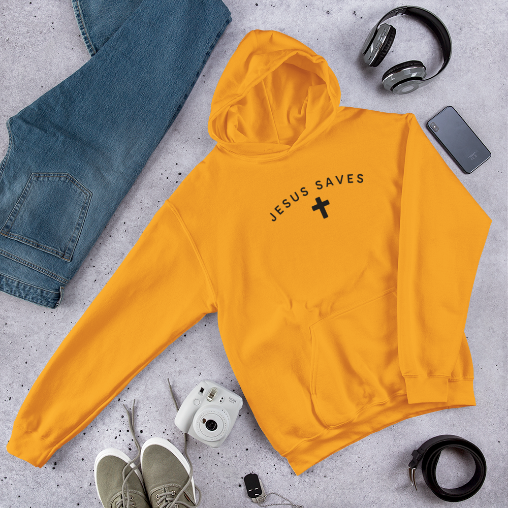 Embroidered Jesus Saves Hoodie – Joyous Expression Embroidered Jesus Saves Hoodie – Joyous Expression