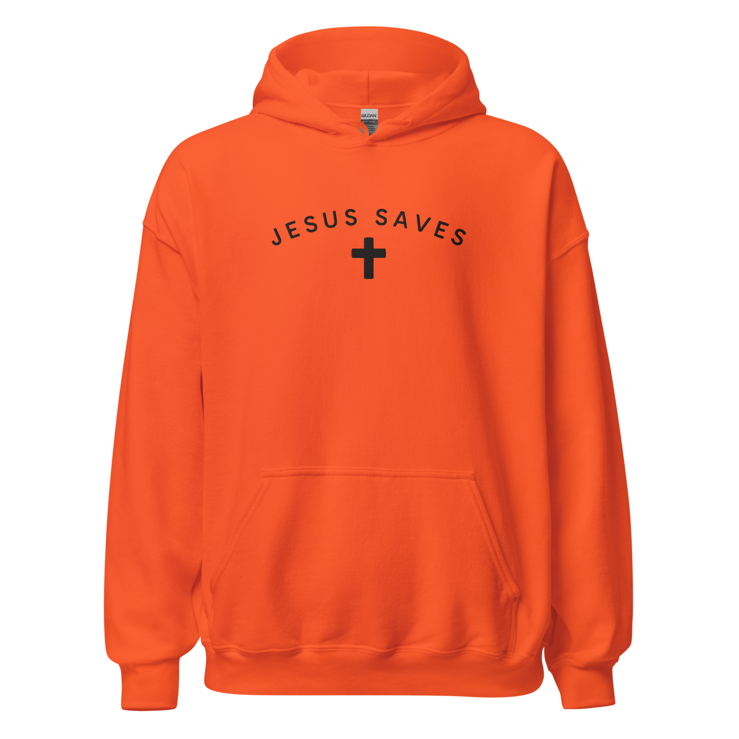 Embroidered Jesus Saves Hoodie