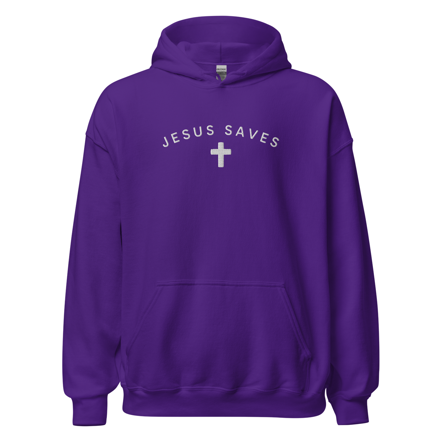 Embroidered Jesus Saves Hoodie