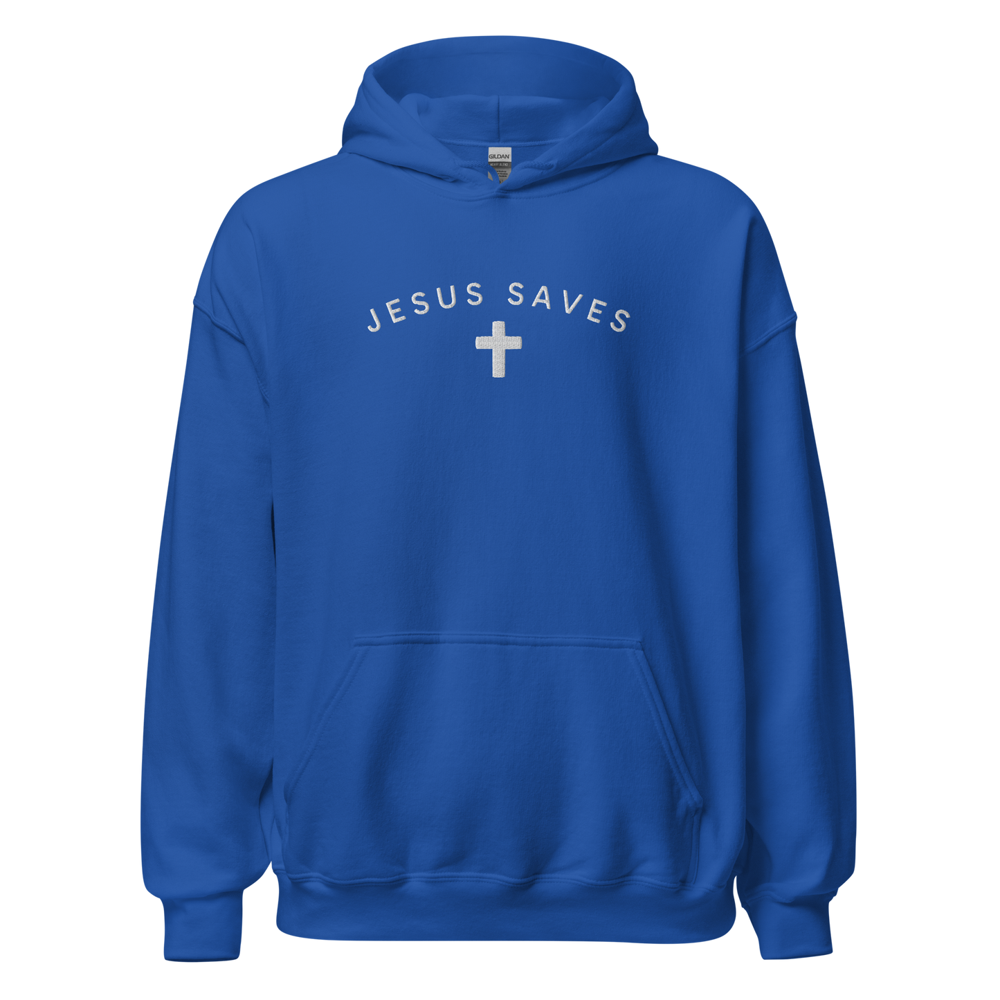 Embroidered Jesus Saves Hoodie