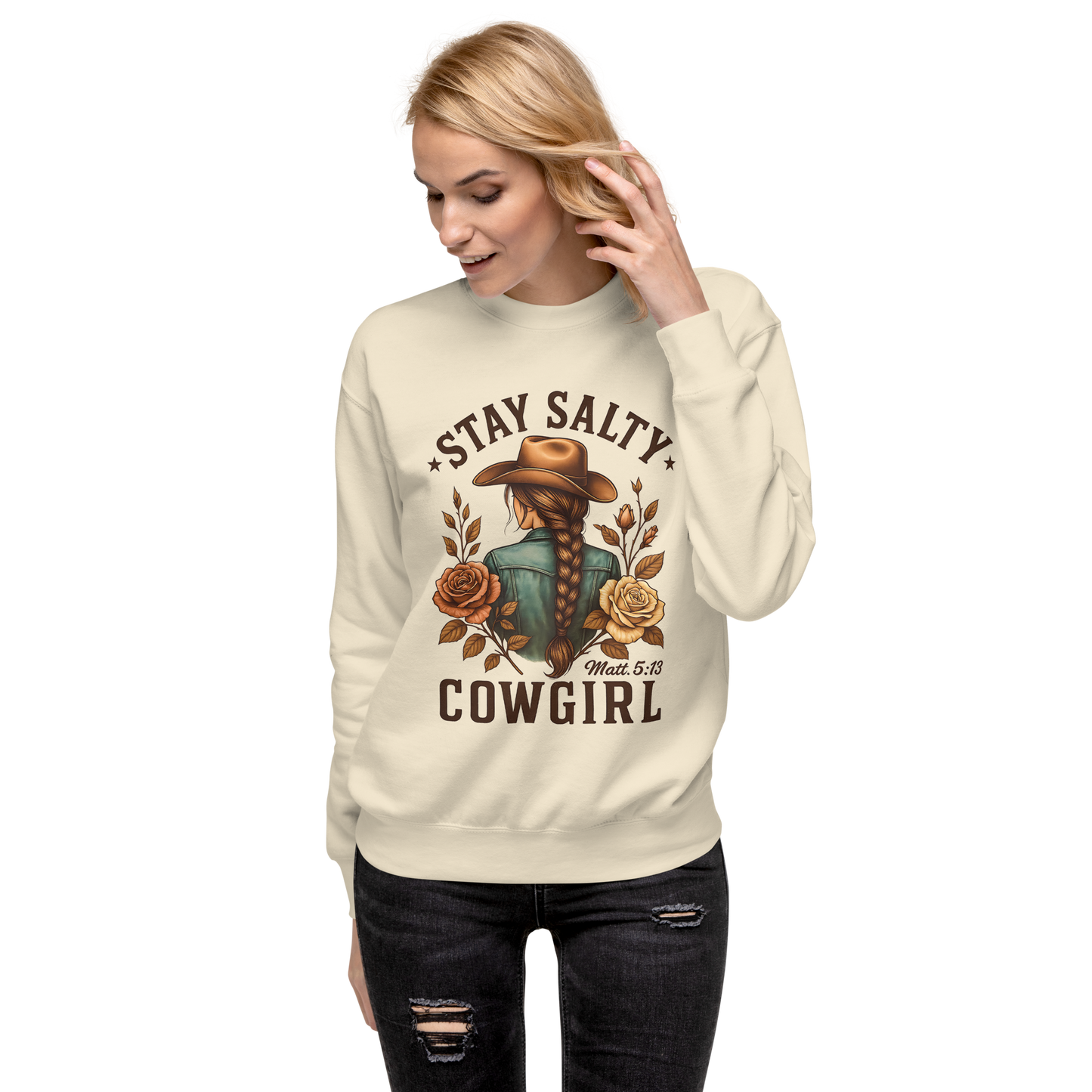 Stay Salty Cowgirl Sweatshirt