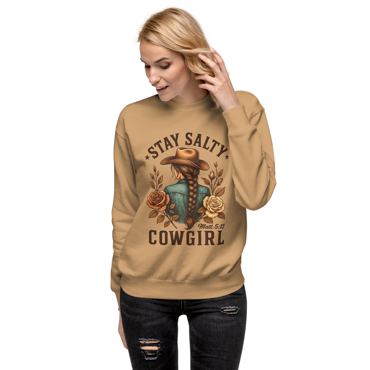 Stay Salty Cowgirl Sweatshirt