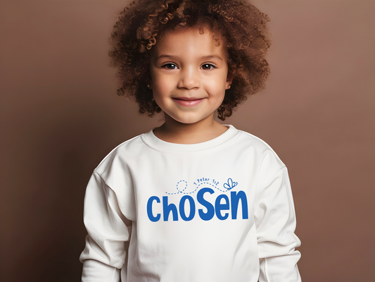 Chosen 1 Peter 1:2 Youth Christian Sweatshirt