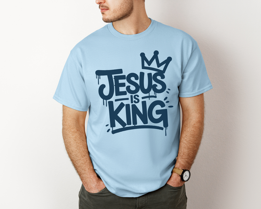 Jesus is King Heavy Cotton Tee