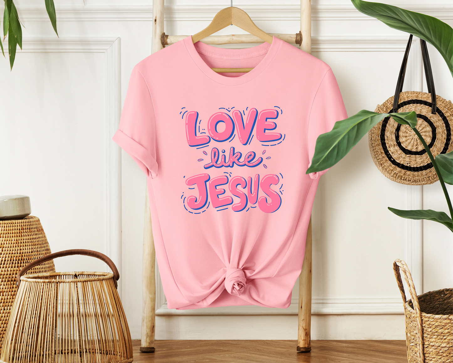 Love Like Jesus Soft Cotton Tee - Christian Shirt
