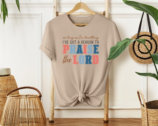 Praise The Lord Soft Cotton Tee - Christian Shirt