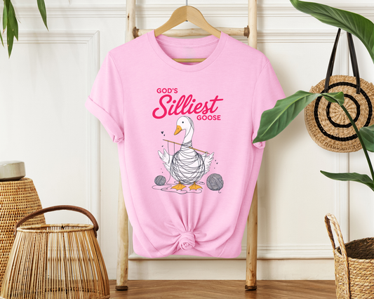 God's Silliest Goose Soft Cotton Tee - Christian Shirt