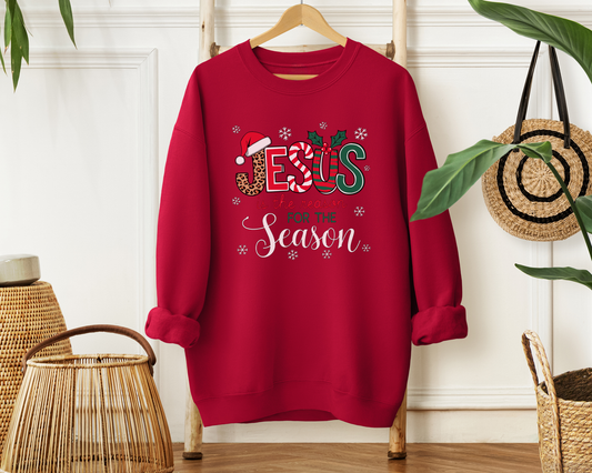 Jesus Is The Reason For The Season Christian Sweatshirt - Christmas Pullover