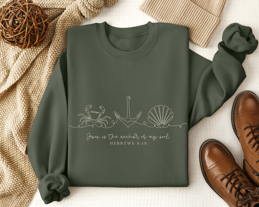 Jesus is the Anchor of  My Soul Sweatshirt