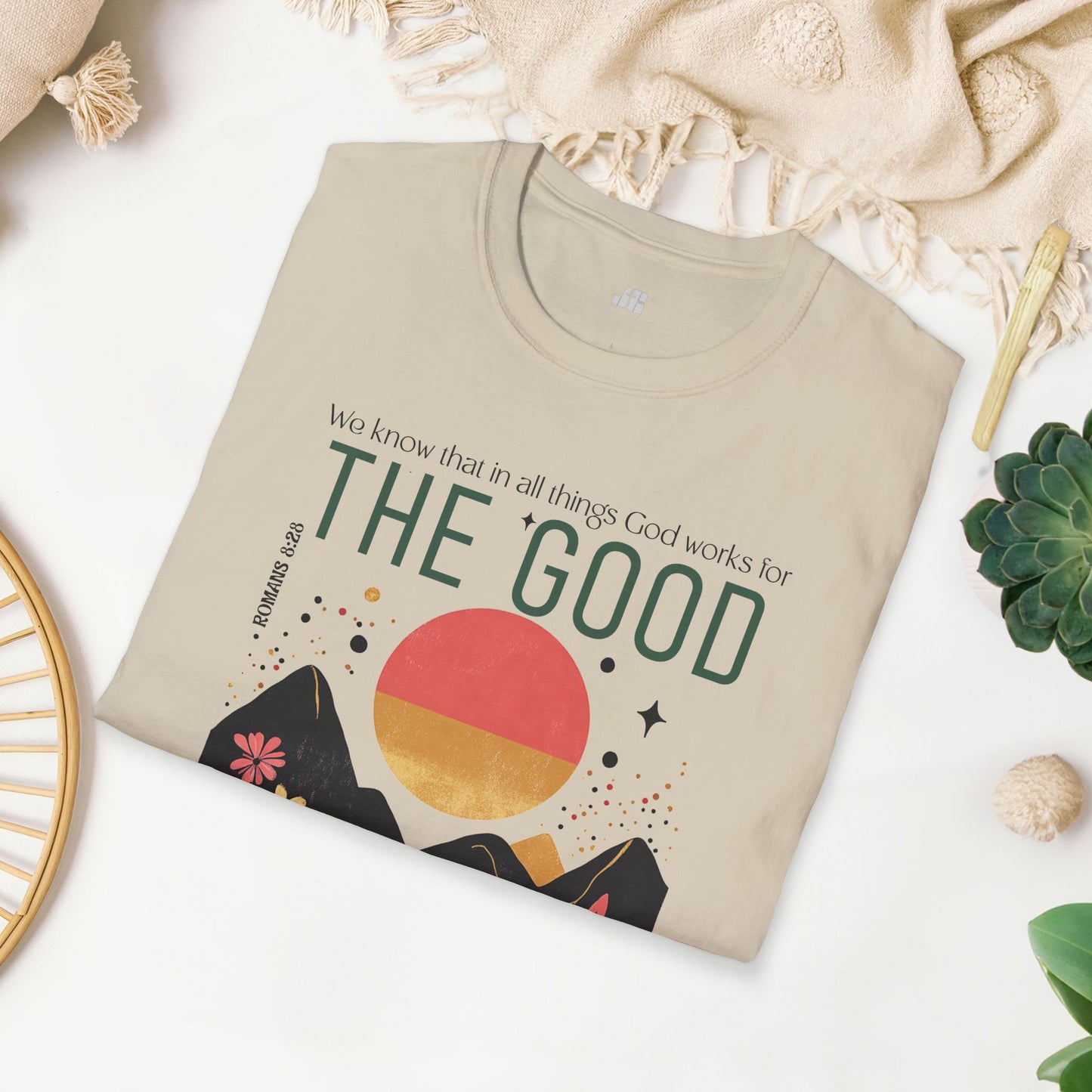 All Things for Good Romans 8:28 Softstyle T-shirt