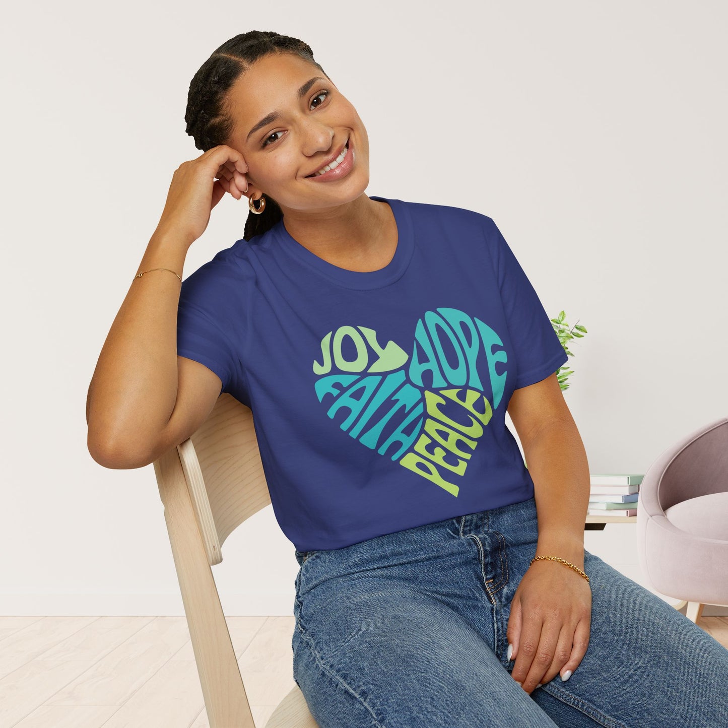 Joy Hope Faith Peace Softstyle T-shirt