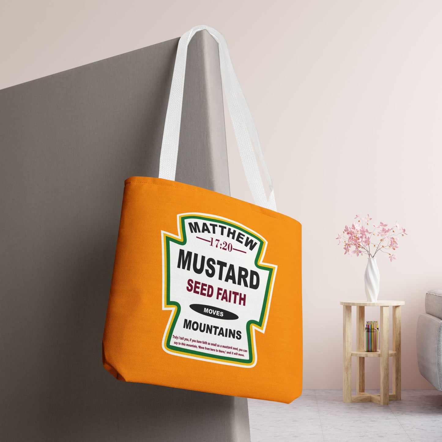Mustard Seed Faith Tote Bag - 16"