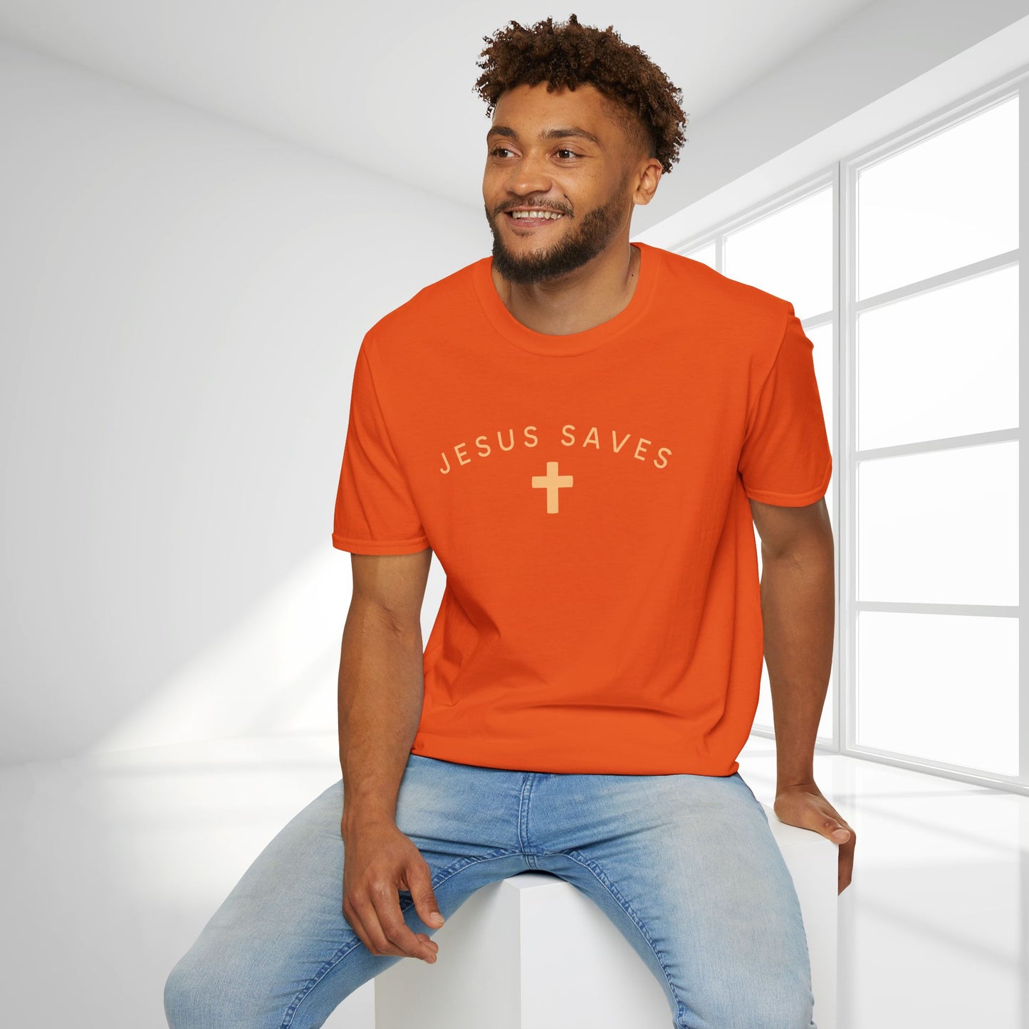 Jesus Saves Softstyle T-shirt - Fall Edition