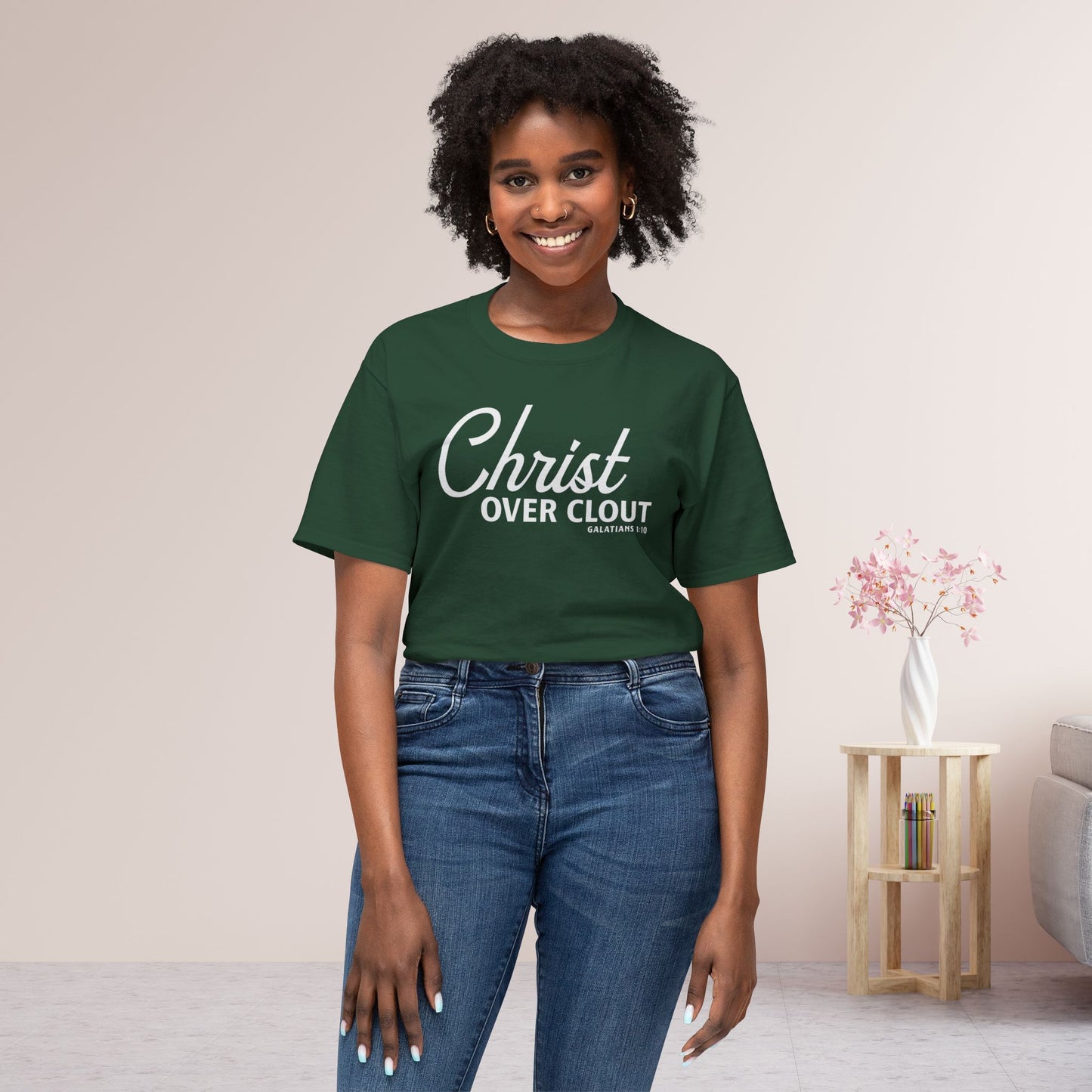 Christ Over Clout Unisex HD Cotton Tee