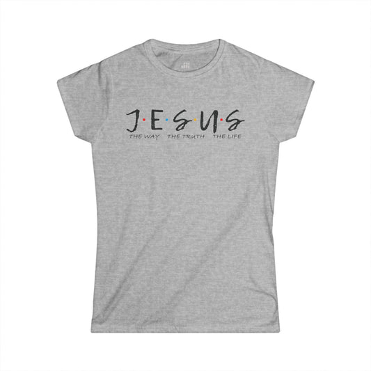 Christian Women's Jesus The Way The Truth The Life ftstyle T-shirt