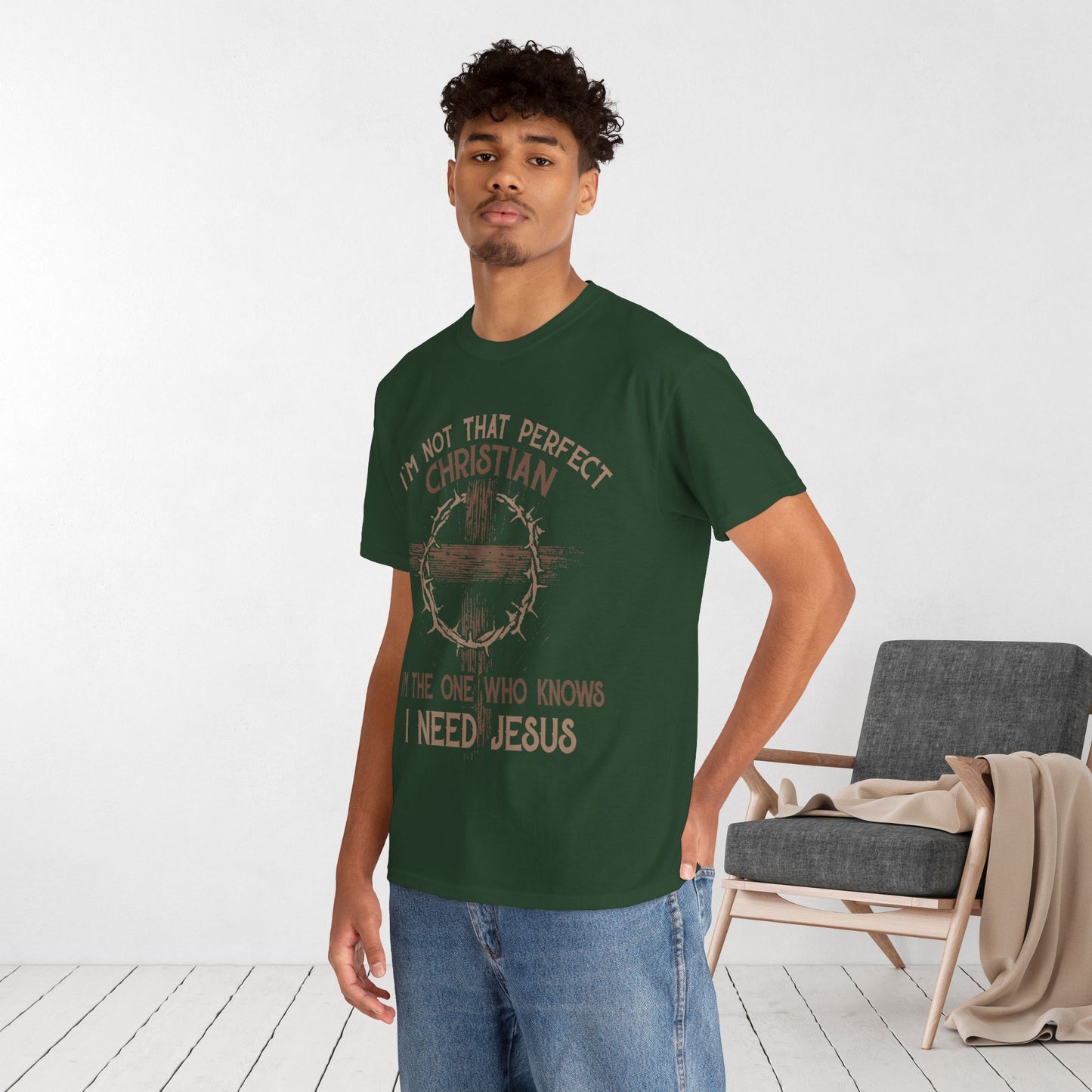 I'm Not The Perfect Christian Heavy Cotton Tee