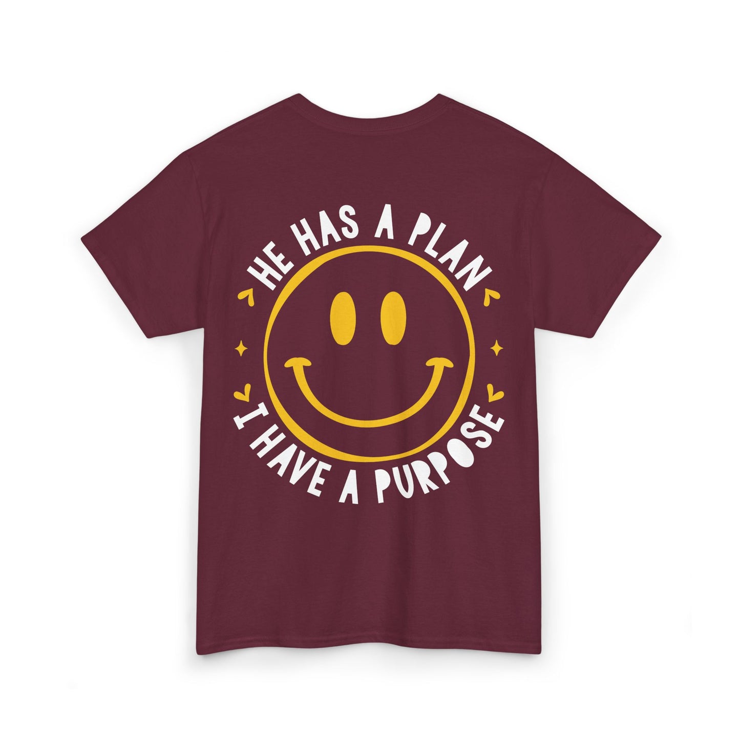He Has a Plan, I Have a Purpose Heavy Cotton Tee