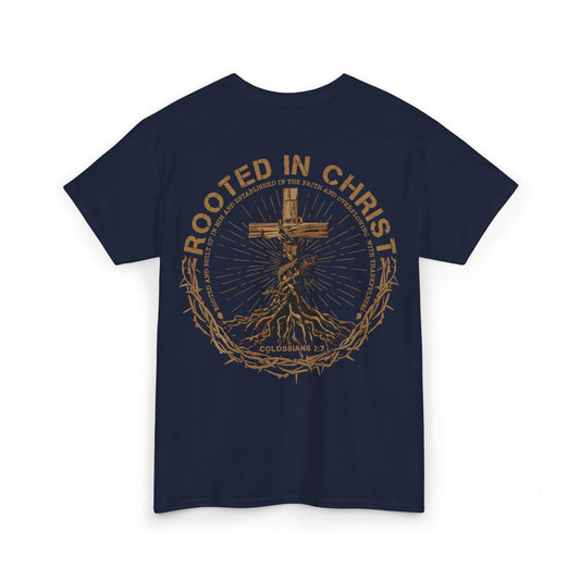Rooted in Christ Heavy Cotton Tee