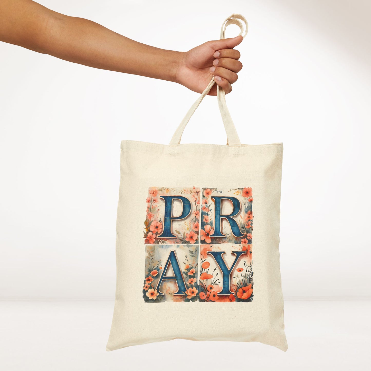 Pray Canvas Tote Bag