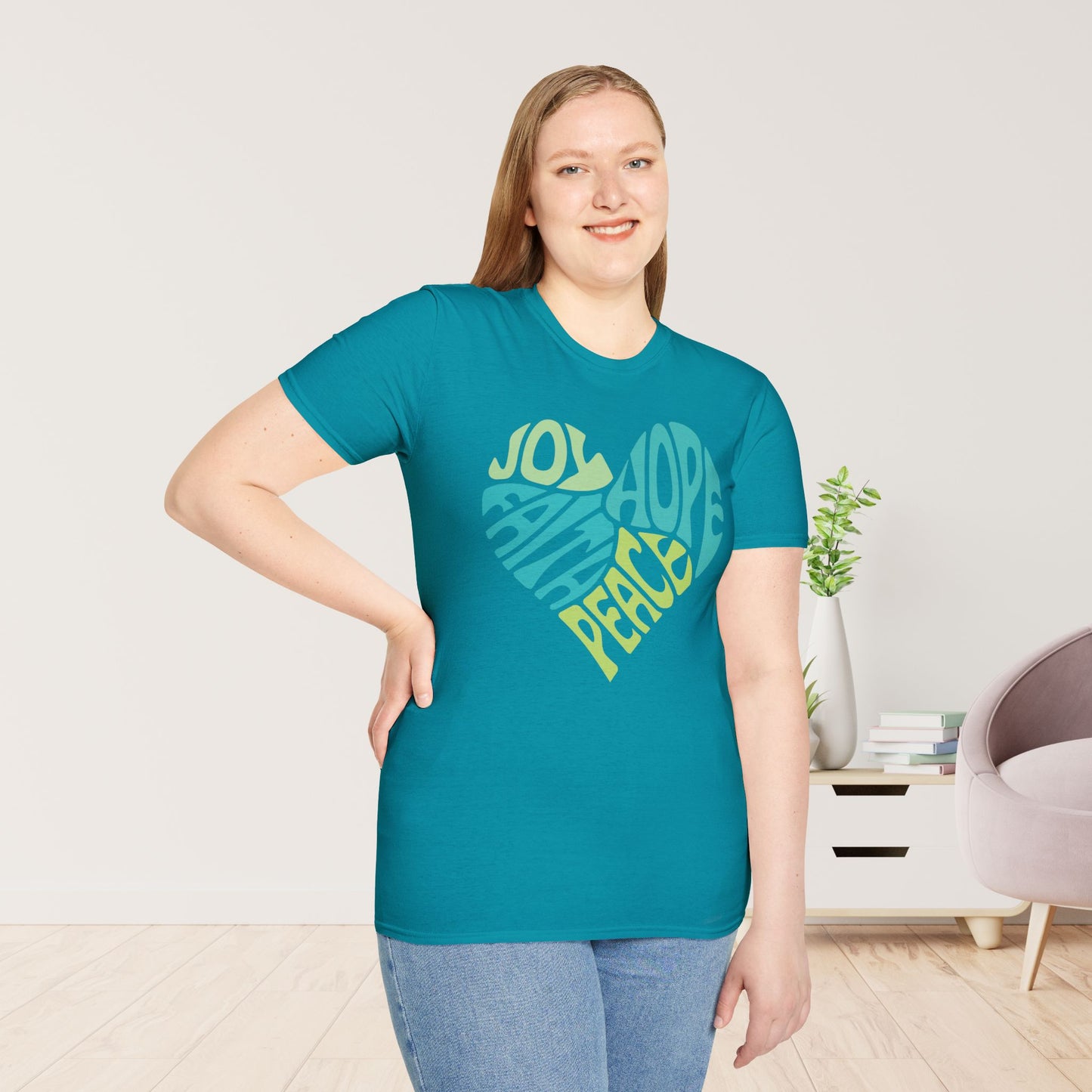 Joy Hope Faith Peace Softstyle T-shirt