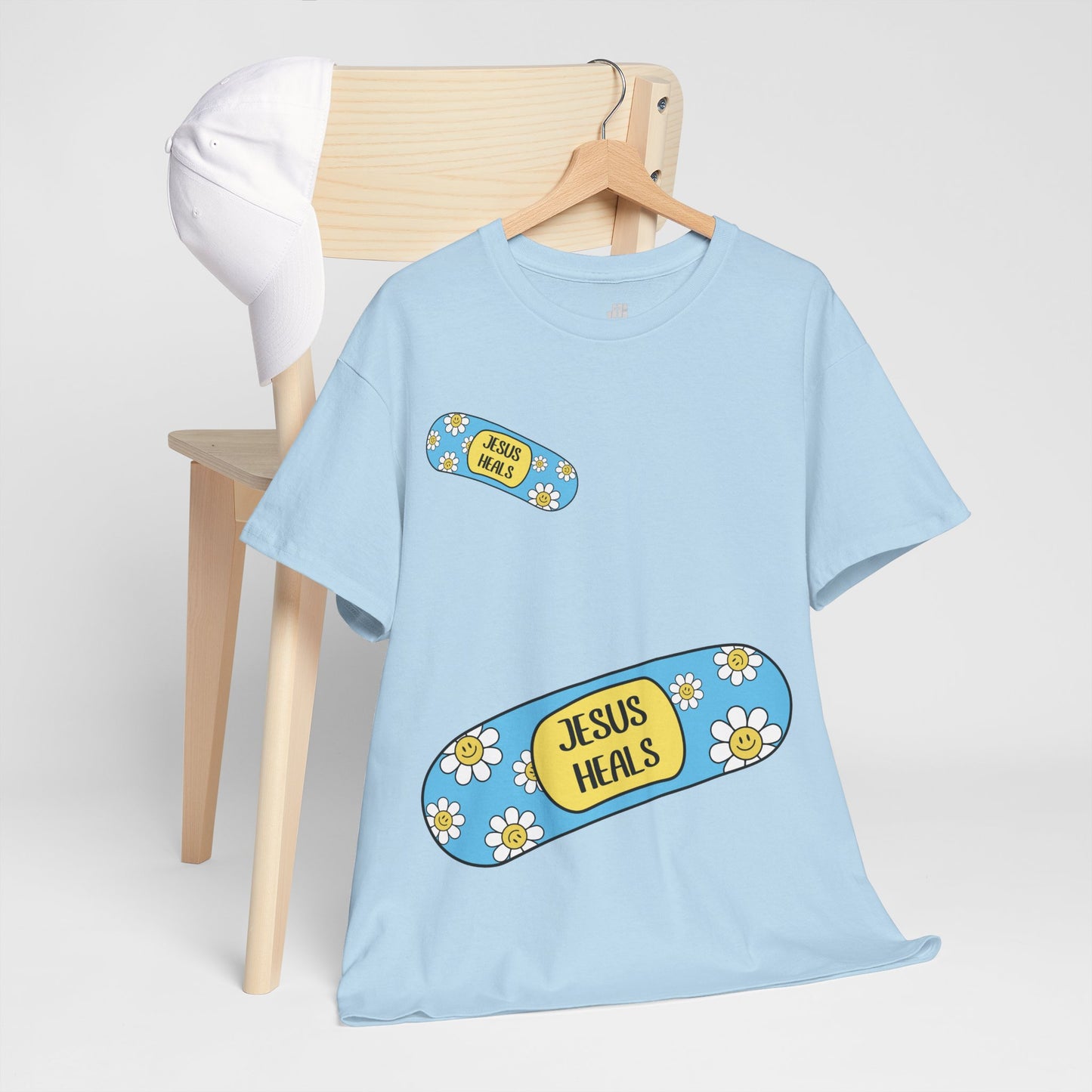 Jesus Heals Heavy Cotton Tee