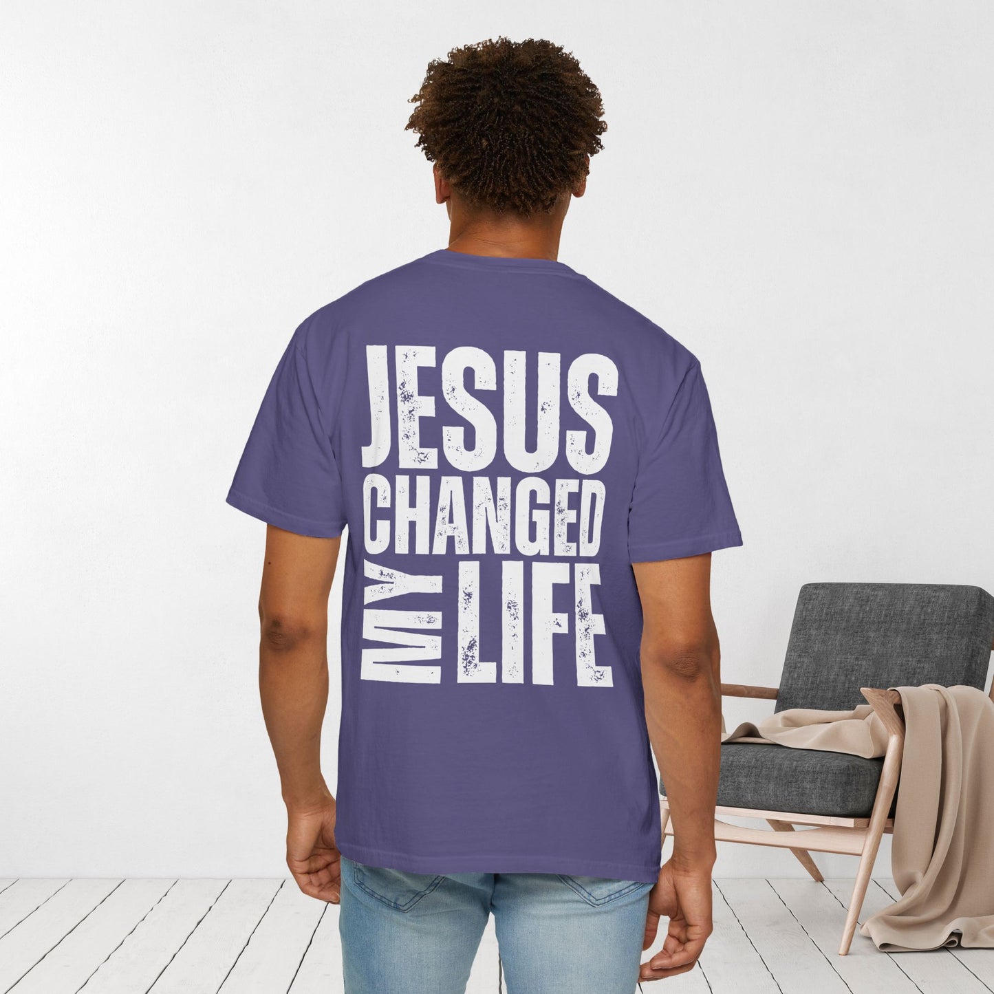 Comfort Colors Jesus Changed My Life Christian Shirt